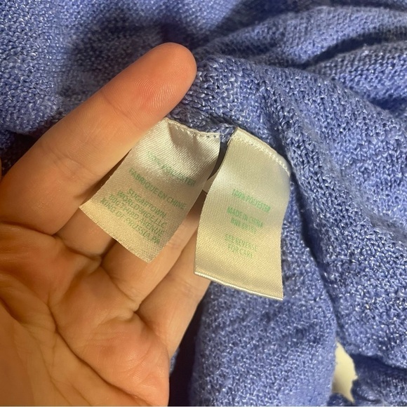 Lilly Pulitzer Jody Vneck Sweater in Periwinkle Purple Size Small - Picture 10 of 10